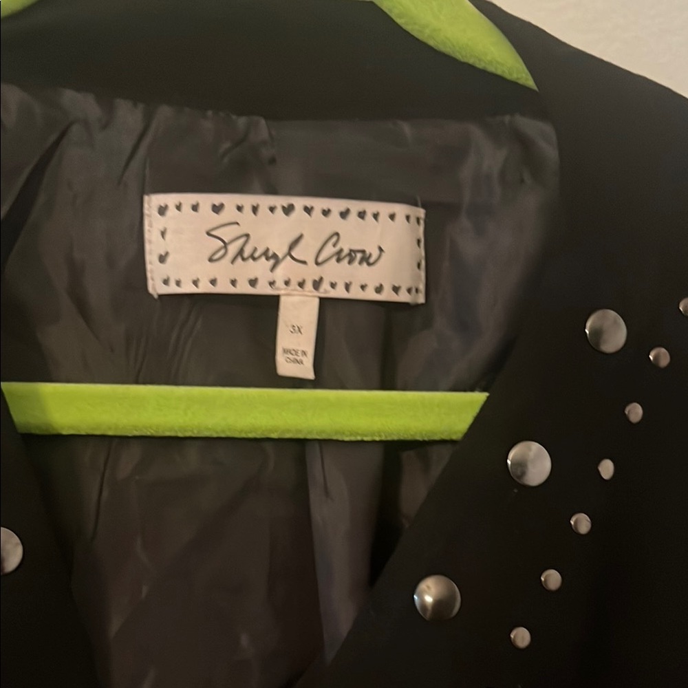 Sheryl Crow Black Studded Jacket